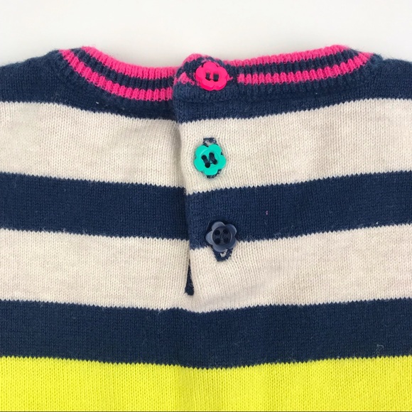 BLANC DE BLANC Striped Sweater Dress 24month - Picture 3 of 6